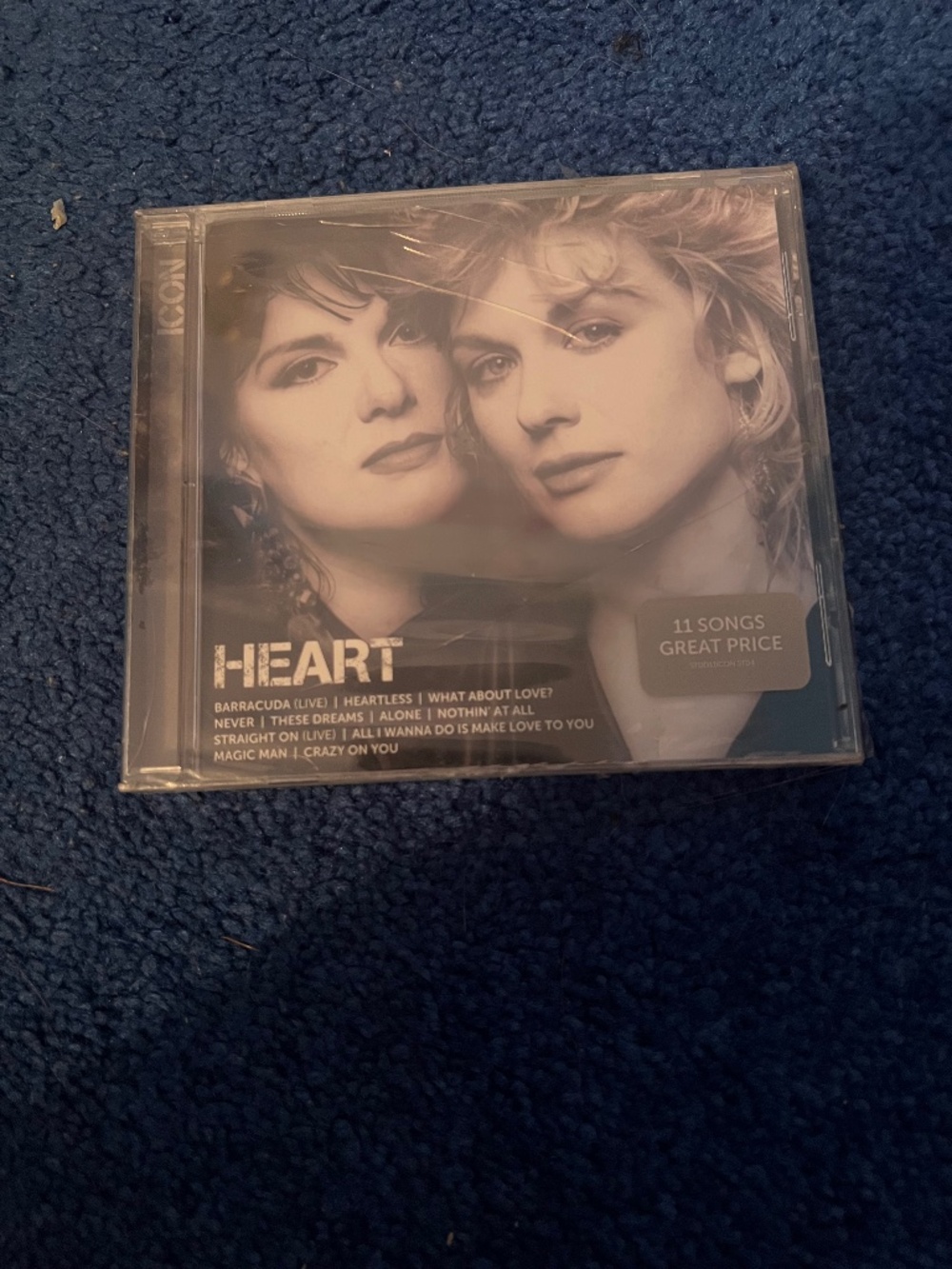 Heart – Greatest Hits (11 Songs) CD – Factory Sealed – New – Cracked Jewel Case